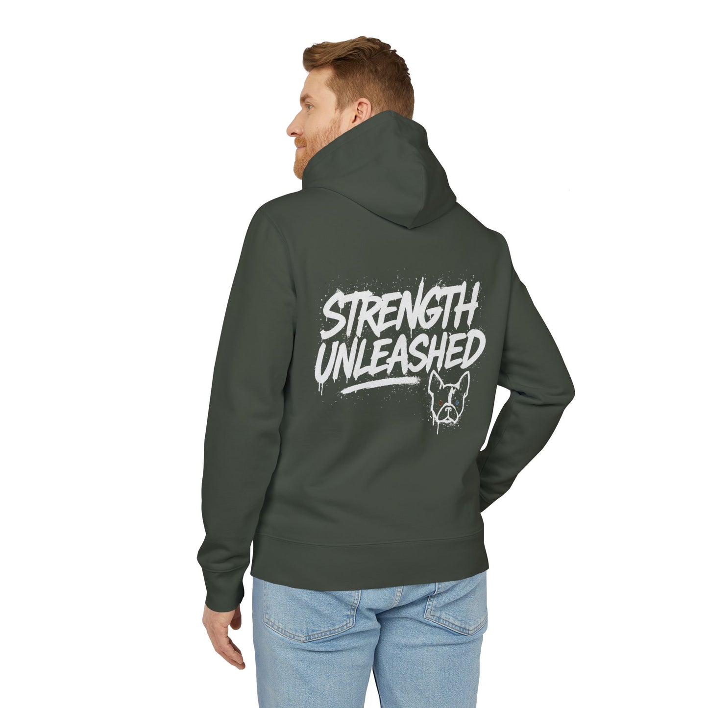Strength Unleashed Hoodie, Side Eye Strength, Gym fit