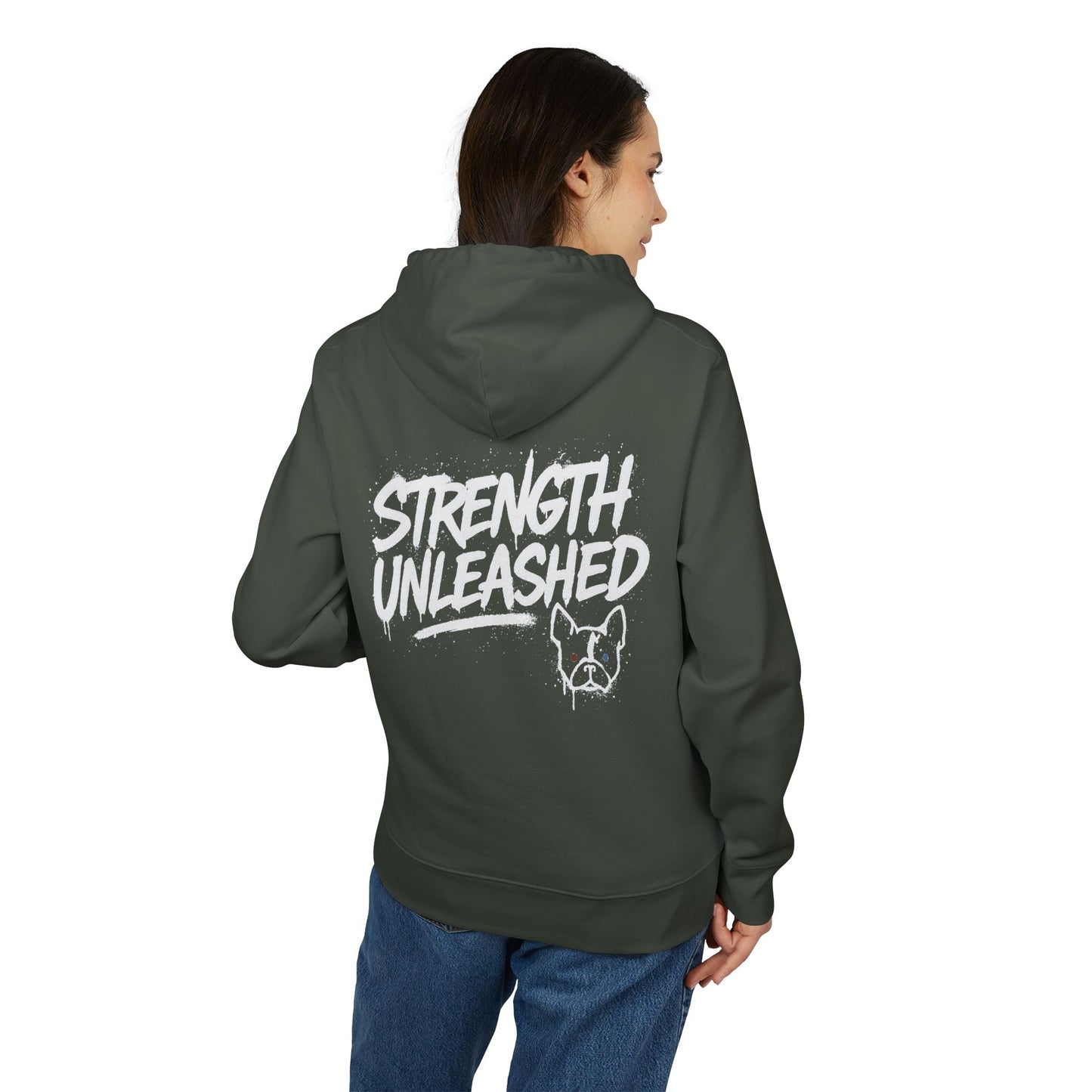 Strength Unleashed Hoodie, Side Eye Strength, Gym fit