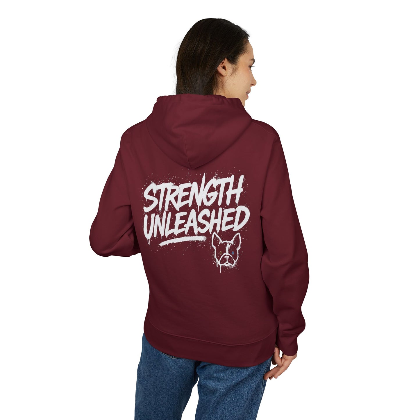 Strength Unleashed Hoodie, Side Eye Strength, Gym fit